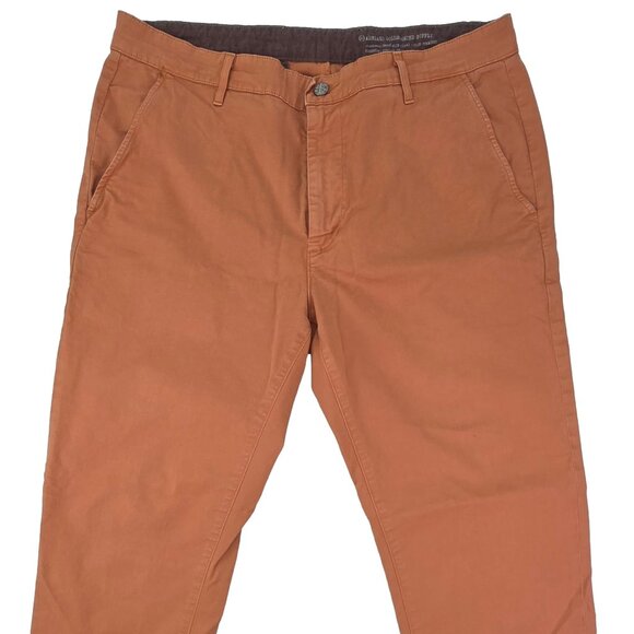 AG Adriano Goldschmied Standard Issue Slim Khaki Men's Pants 36 Straight Leg - Picture 3 of 7